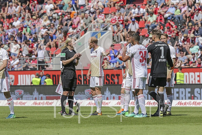 Fussball, Herren, 2. Bundesliga, Saison 2017/2018, FC Ingolstadt - Kiel Fussball, Herren, 2. Bundesliga, Saison 2017/2018, FC Ingolstadt - Kiel