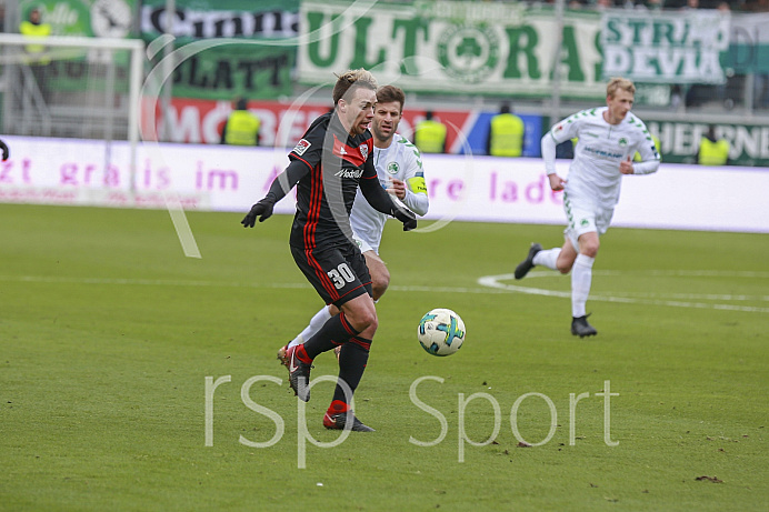 Fussball, 2. Bundesliga, Saison 2017/2018, 3.2.2018, FC Ingolstadt - SpVgg Greuther Fürth