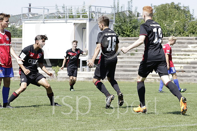 Fussball - B-Junioren Bundesliga - Ingolstadt - Saison 2018/2019 - FC Ingolstadt 04 - SpVgg Unterhaching - 12.08.2018 -  Foto: Ralf L