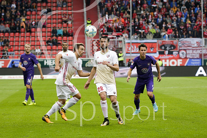 Fussball, 2. Bundesliga, Saison 2017/2018, FC Ingolstadt - Erzgebirge Aue