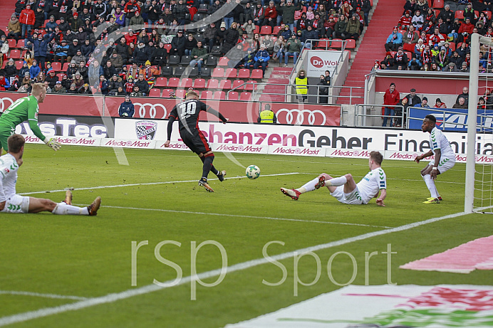 Fussball, 2. Bundesliga, Saison 2017/2018, 3.2.2018, FC Ingolstadt - SpVgg Greuther Fürth