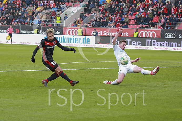 Fussball, 2. Bundesliga, Saison 2017/2018, 3.2.2018, FC Ingolstadt - SpVgg Greuther Fürth