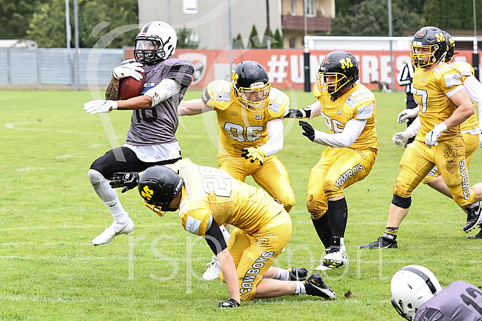 Football, Saison 2021, Ingolstadt Dukes - München Cowboys II - 22.08.2021 Football, Saison 2021, Ingolstadt Dukes - München Cowboys II - 22.08.2021