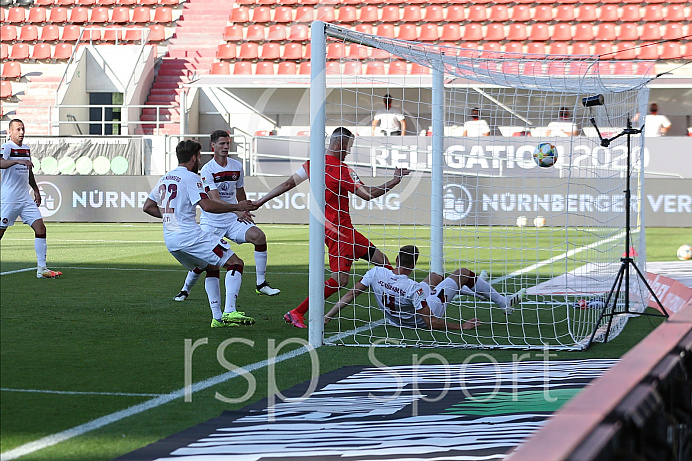 Fussball - 3. Bundesliga - Ingolstadt - Saison 2019/2020 - FC Ingolstadt 04 - 1. FC Nürnberg - Relegation Rückspiel - 11.07.2020 -  Foto: Ralf Lüger/rsp-sport.de