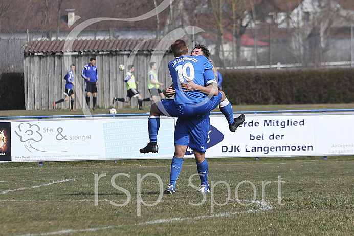 Fussball - Herren - Kreisklasse - Saison 2018/2019 - DJK Langenmosen - SC Ried/Neuburg  - 24.03.2019 -  Foto: Ralf Lüger/rsp-sport.de
