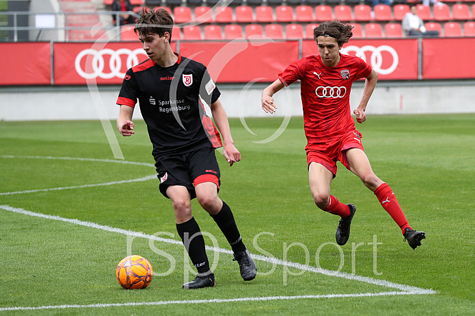 Fussball - B-Junioren - Relegation 2021  - FC Ingolstadt 04 - SSV Jahn Regensburg -  Foto: Ralf Lüger/rsp-sport.de