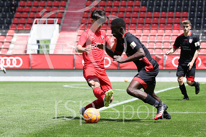 Fussball - B-Junioren - Relegation 2021  - FC Ingolstadt 04 - SSV Jahn Regensburg -  Foto: Ralf Lüger/rsp-sport.de