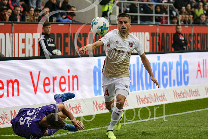 Fussball, 2. Bundesliga, Saison 2017/2018, FC Ingolstadt - Erzgebirge Aue