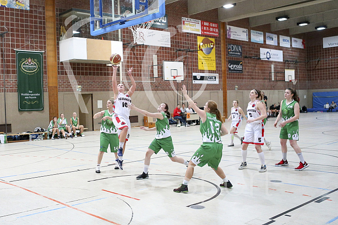 Frauen Basketball Bayernliga BYLDS - Saison 2017/2018 - MSG Ingolstadt/Etting - SSV Schrobenhausen Green Devilds  -  Foto: Ralf Lüger