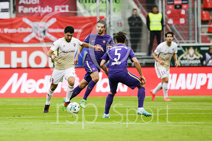 Fussball, 2. Bundesliga, Saison 2017/2018, FC Ingolstadt - Erzgebirge Aue