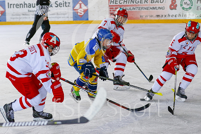 Eishockey, Knaben, Landesliga, Saison 2018/2019, Spiel 2, 06.10.2018, EC Pfaffenhofen - EV Landshut, Foto: Ralf L
