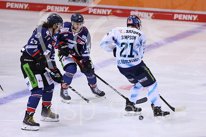 Eishockey - Herren - DEL - Saison 2020/2021 - Straubing Ice Tigers -  ERC Ingolstadt  - Foto: Ralf Lüger
