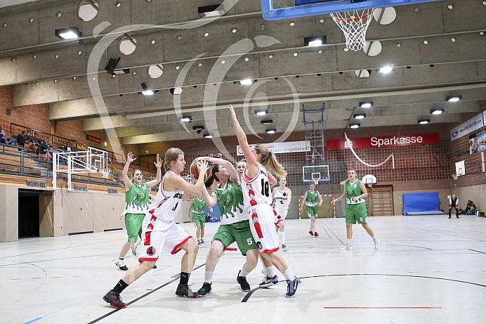 Frauen Basketball Bayernliga BYLDS - Saison 2017/2018 - MSG Ingolstadt/Etting - SSV Schrobenhausen Green Devilds - Foto: Ralf Lüger Frauen Basketball Bayernliga BYLDS - Saison 2017/2018 - MSG Ingolstadt/Etting - SSV Schrobenhausen Green Devilds - Foto: Ralf Lüger