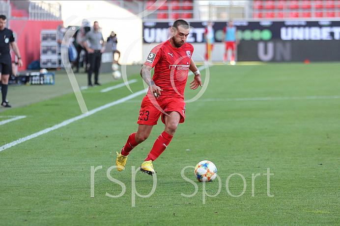 Fussball - 3. Bundesliga - Ingolstadt - Saison 2019/2020 - FC Ingolstadt 04 - 1. FC Nürnberg - Relegation Rückspiel - 11.07.2020 -  Foto: Ralf Lüger/rsp-sport.de