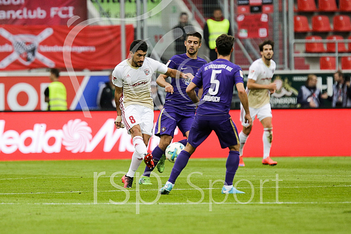 Fussball, 2. Bundesliga, Saison 2017/2018, FC Ingolstadt - Erzgebirge Aue