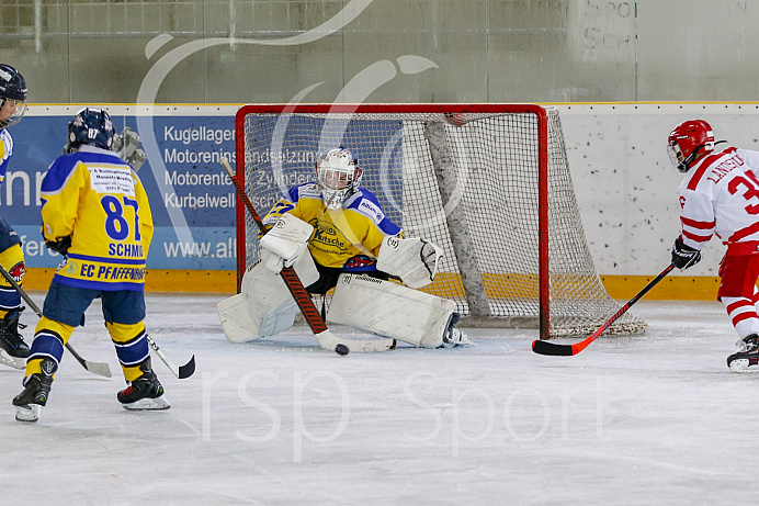 Eishockey, Knaben, Landesliga, Saison 2018/2019, Spiel 2, 06.10.2018, EC Pfaffenhofen - EV Landshut, Foto: Ralf L