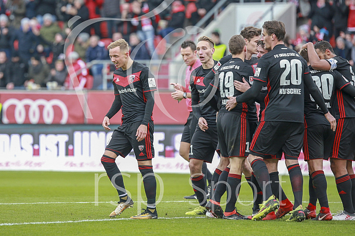 Fussball, 2. Bundesliga, Saison 2017/2018, 3.2.2018, FC Ingolstadt - SpVgg Greuther Fürth