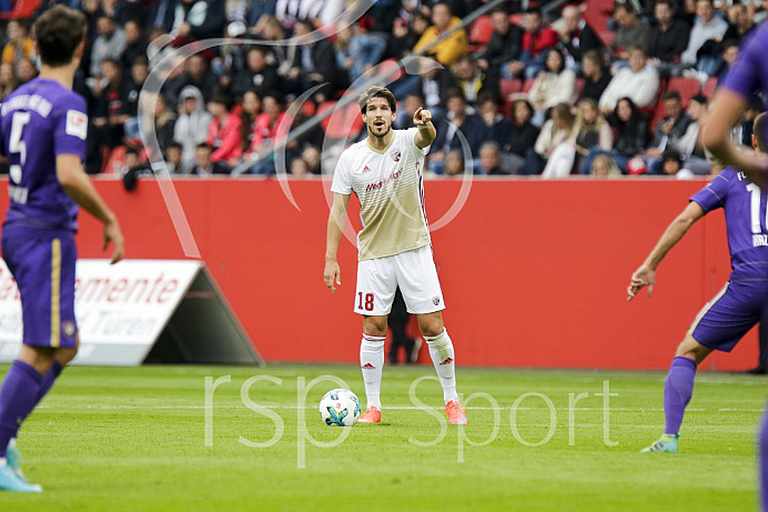 Fussball, 2. Bundesliga, Saison 2017/2018, FC Ingolstadt - Erzgebirge Aue