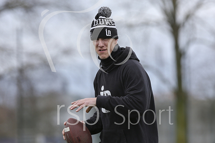 Football, GFL1, Saison 2019,  Vorbereitungs-Camp Ingolstadt Dukes vs. Landsberg X-Press, 16.03.2019