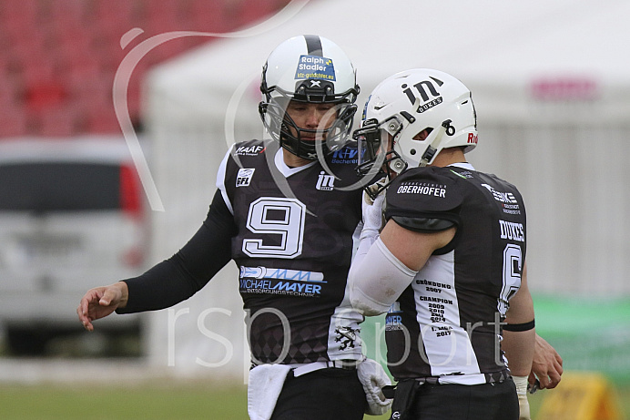 Football, GFL1, Saison 2019, Ingolstadt Dukes - Schwäbisch Hall - Spiel 1l - 04.05.2019 Football, GFL1, Saison 2019, Ingolstadt Dukes - Schwäbisch Hall - Spiel 1l - 04.05.2019