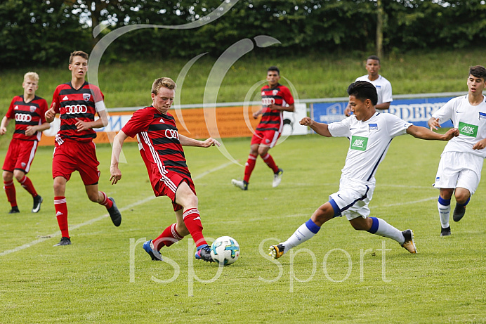 Fussball, Bayernliga, Freundschaftsspiel, B-Junioren, Saison 2017/2018, FC Ingolstadt - Hetha BSC