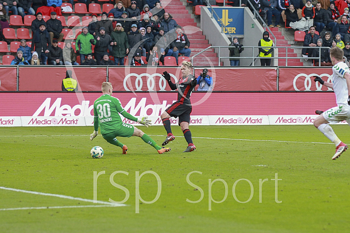 Fussball, 2. Bundesliga, Saison 2017/2018, 3.2.2018, FC Ingolstadt - SpVgg Greuther Fürth