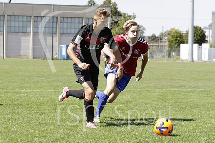 Fussball - B-Junioren Bundesliga - Ingolstadt - Saison 2018/2019 - FC Ingolstadt 04 - SpVgg Unterhaching - 12.08.2018 -  Foto: Ralf L