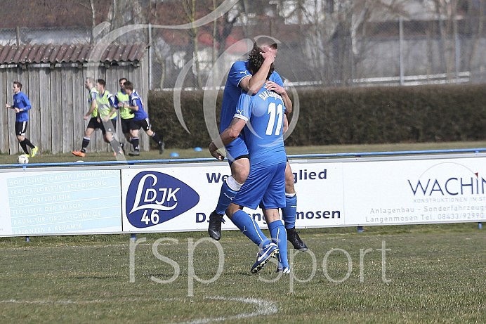 Fussball - Herren - Kreisklasse - Saison 2018/2019 - DJK Langenmosen - SC Ried/Neuburg  - 24.03.2019 -  Foto: Ralf Lüger/rsp-sport.de