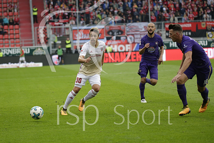 Fussball, 2. Bundesliga, Saison 2017/2018, FC Ingolstadt - Erzgebirge Aue