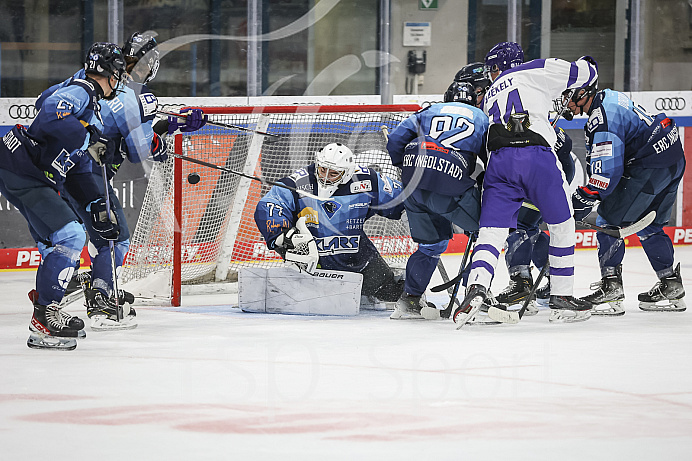 DNL - Eishockey - Saison 2023/2024  - Tespspiel - ERC Ingolstadt - Budapest - Foto: Ralf Lüger
