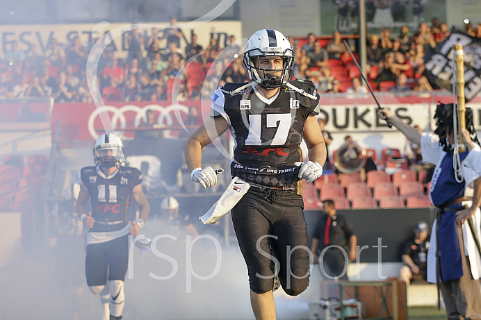 Football, GFL1, Saison 2018, Ingolstadt Dukes, Stuttgart Scorpions, 19.08.2018 Football, GFL1, Saison 2018, Ingolstadt Dukes, Stuttgart Scorpions, 19.08.2018