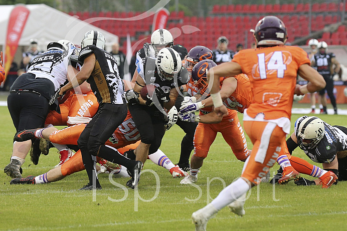 Football, GFL1, Saison 2018, Ingolstadt Dukes - Frankfurt Universe, Spiel 4, 19.05..2018 Football, GFL1, Saison 2018, Ingolstadt Dukes - Frankfurt Universe, Spiel 4, 19.05..2018