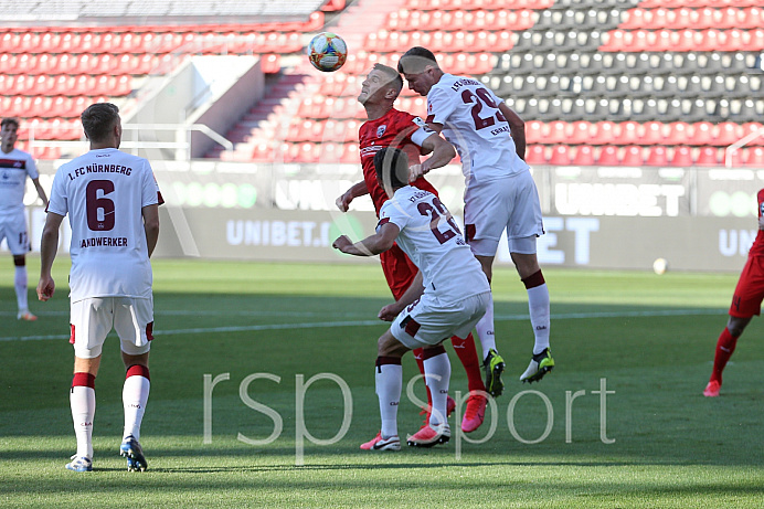 Fussball - 3. Bundesliga - Ingolstadt - Saison 2019/2020 - FC Ingolstadt 04 - 1. FC Nürnberg - Relegation Rückspiel - 11.07.2020 -  Foto: Ralf Lüger/rsp-sport.de