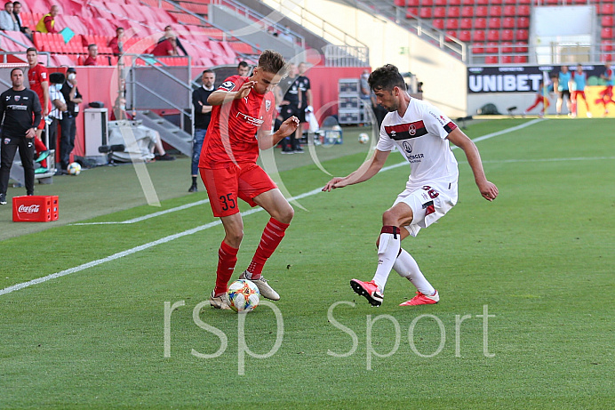 Fussball - 3. Bundesliga - Ingolstadt - Saison 2019/2020 - FC Ingolstadt 04 - 1. FC Nürnberg - Relegation Rückspiel - 11.07.2020 -  Foto: Ralf Lüger/rsp-sport.de