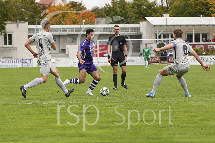 Fussball - Herren - Landesliga Südwest - Saison 201972020 - VFR Neuburg/Donau - SpVgg Kaufbeuren - 05.10.2019 -  Foto: Ralf Lüger/rsp-sport.de